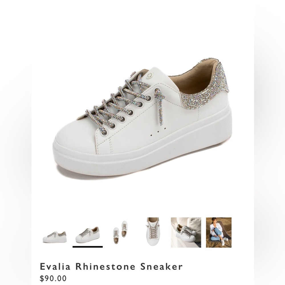 Yellow Box Evalia Rhinestone Sneaker